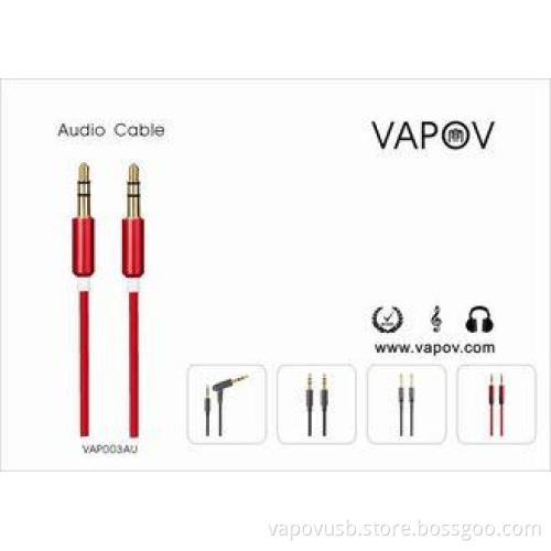 colorful audio cable designed for all kinds of mobile phone